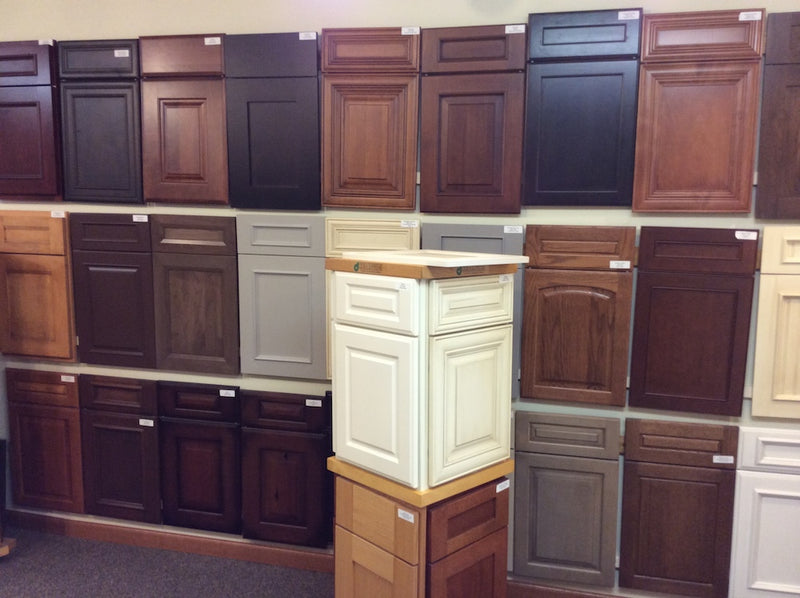 Lumber and True Value Hardware cabinets