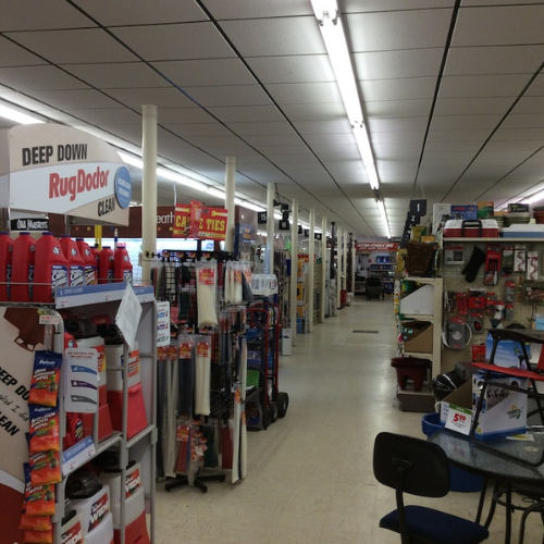 Inside of Union Grove Lumber and True Value Hardware