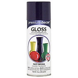 Premium Decor Spray Paint, Plum Purple Gloss, 12-oz.