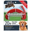 Dog Tie Out, Heavy Weight Steel Aircraft Cable, 20-Ft.