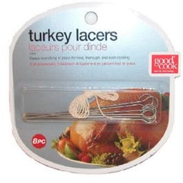 Poultry Lacer With Twine, Stainless Steel, 8-Pk.