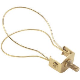 Clip-On Bulb Adapter, Brass Finish