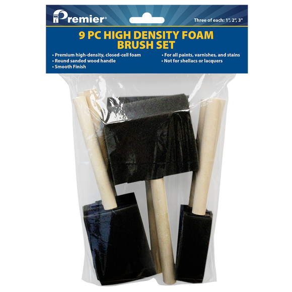 Premier High Density Foam Brushes