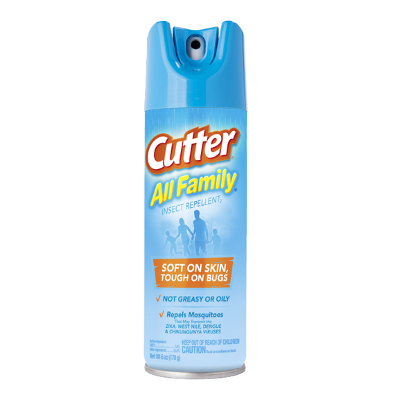 CUTTER® ALL FAMILY® INSECT REPELLENT2 (AEROSOL)