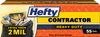Hefty Contractor Extra Large Trash Bags Gray, 45-Gal., 22-Ct.