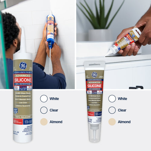 Henkel General Electric Advanced Silicone 2® Kitchen & Bath Sealant (2.8 Oz Squeeze Tube, Clear)