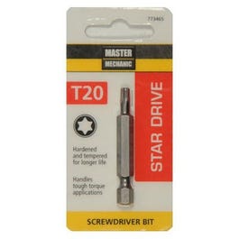 Torx 20 Screwdriver Bit, 2-In.