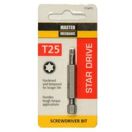 Torx 25 Screwdriver Bit, 2-In.