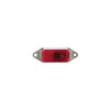 Trailer Marking Light, Red With White Base, 3.25 x 1-In.