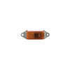 Trailer Marker Light, Amber With White Base, 3.25 x 1-In.