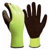 Winter Gloves, Hi-Viz Yellow Acrylic, Thermal Shell, Men's XL