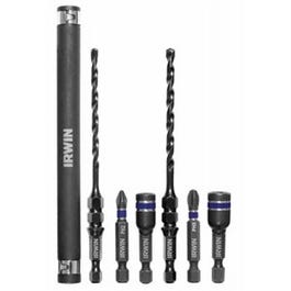 Tapcon Installation Drill/Drive Bit Set, 7-Pc.