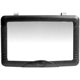 Vanity Mirror, Clip On, Black, 4.5 x 6.5-In.