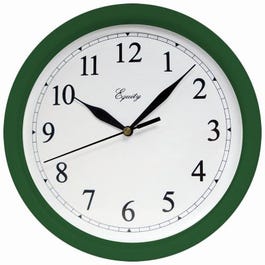 Wall Clock, Hunter Green, 10-In. Round