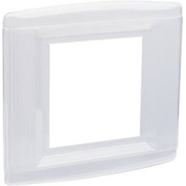 Wall Shield, 2-Gang, Clear