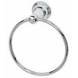 Vintage Towel Ring, Chrome