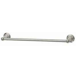 Vintage Towel Bar, Brushed Nickel, 18-In.