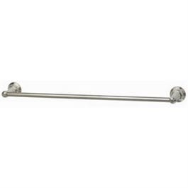 Vintage Towel Bar, Brushed Nickel, 24-In.