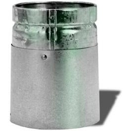 Type B Gas Vent Round Pipe 4-Inch Universal Adapter - Male