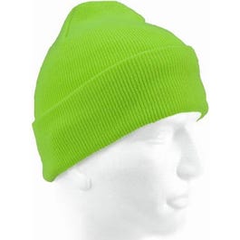 Watch Cap, Fluorescent Green Acrylic