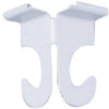 White Ceiling Track Hooks, 2-Pack