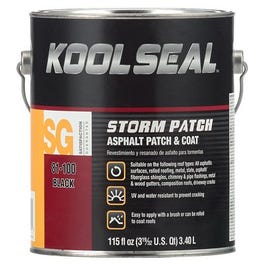 Storm Patch Roof Patch/Coat, Asphalt Black, Gal.