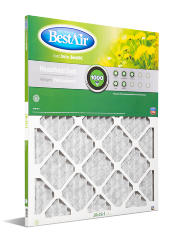 BestAir® B1-2025-8-12 Pleated Filter Merv 8