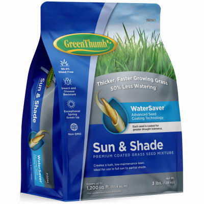 Green Thumb Premium Coated Grass Seed Sun/Shade