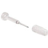 Window Grid Retainer, Clear Plastic, 1-1/8-In., 6-Pk.