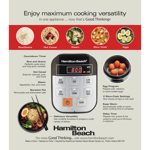 Hamilton Beach 1.5 Quart Compact Multi-Cooker