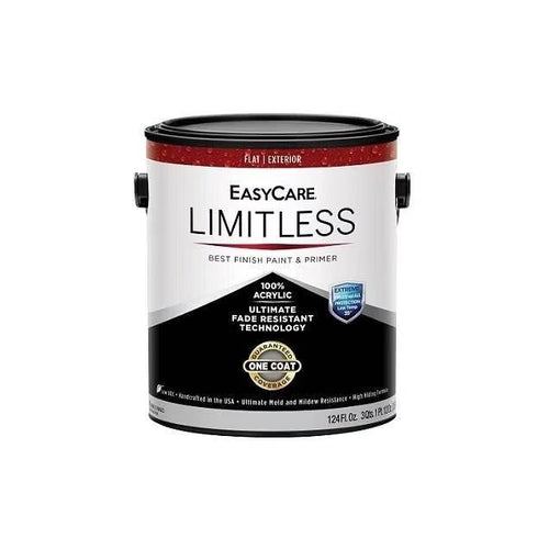 True Value EasyCare WeatherAll Limitless 1 Gal. Black Flat Acrylic Latex Exterior House Paint & Primer