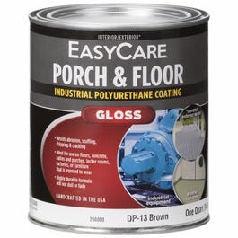 Premium Porch & Floor Polyurethane Enamel, Interior/Exterior, Rich Brown Gloss, 1-Qt.