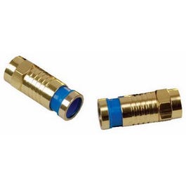 12-Pack RG6 Quad Compression Connector