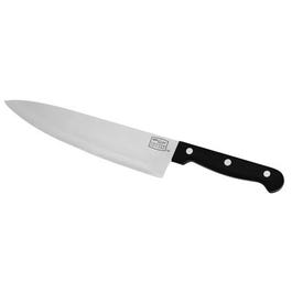 Essentials Chef Knife, Stainless Steel & Black, 8-In.