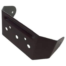 Downspout Hanger Aluminum Clip, Brown, 3-In.