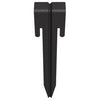 Edging Stakes, Black Steel, 10.5-In., 3-Pk.