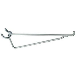 Pegboard Angled Shelf Bracket, Galvanized Steel, 8-In., 2-Pk.