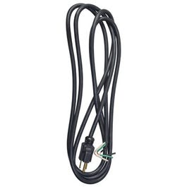 Power Cord, 16/3 SJTW, Black, 9-Ft.