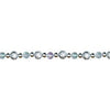 Bead  Garland, Sterling/Iridescent/Silver, 8-Ft.