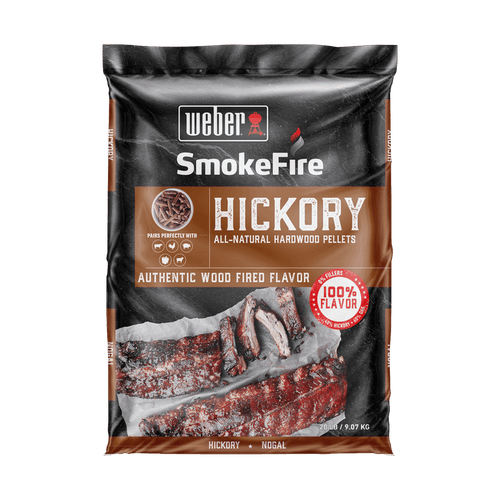 Weber Hickory All-Natural Hardwood Pellets