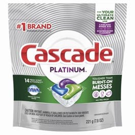 Dishwasher Platinum Action Pacs, Fresh Scent, 14-Ct.