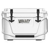 Hard Cooler, Roto Molded, White, 20-Qt.