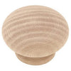 1.5-In. Round Wood Cabinet Knob