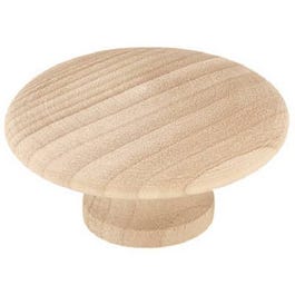 2-In. Round Wood Cabinet Knob