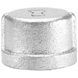 Pipe Fitting, Galvanized Pipe Cap, 1-1/4-In.