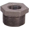 Black Pipe Fittings, Hex Reducing Bushing, 1 x 3/4-In.