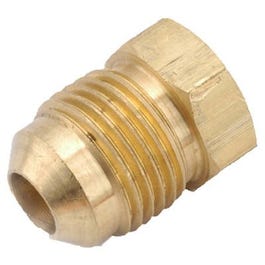 Brass Flare Plug, Lead-Free, 3/8-In.