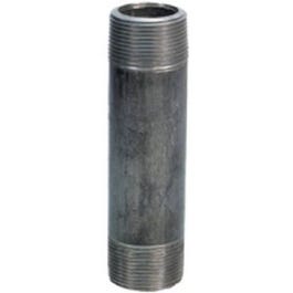 Pipe Fitting, Black Nipple, 1 x 7-In.