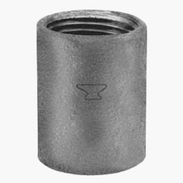 Black Pipe Fitting, Wrot Steel Coupling, 1/2-In.