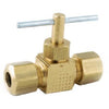 Needle Valve, Compression, 1/4 x 1/4-In.